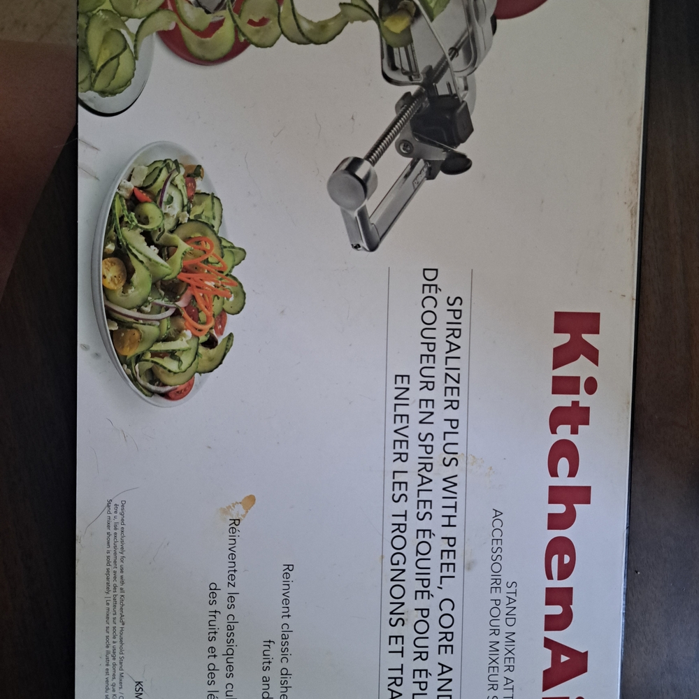 KitchenAid Silver Spiralizer Attachment